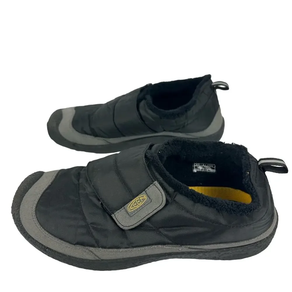 Keen Kids Black and Gray Slip-On Cozy Winter Clogs